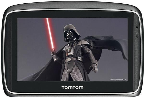 Wenn Darth Vader das Kommando übernimmt, lauschen selbst die jüngsten Mitfahrern den Navi-Weisungen. Foto: TomTom/auto-reporter.net